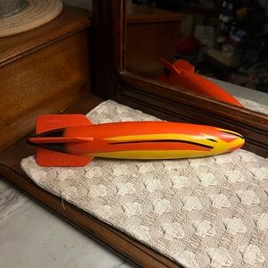 SWIMWAYS *Vintage*‎ Classic Toypedo 11.5 Inch Gliding Underwater Pool Toy Orange